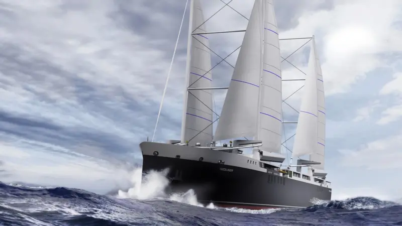 Renault and Neoline are joining forces to build a wind-powered ship Photo: Groupe Renault