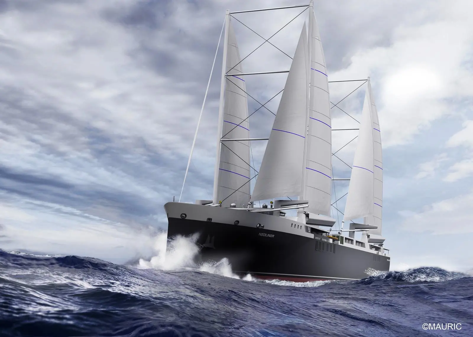 Renault and Neoline are joining forces to build a wind-powered ship Photo: Groupe Renault
