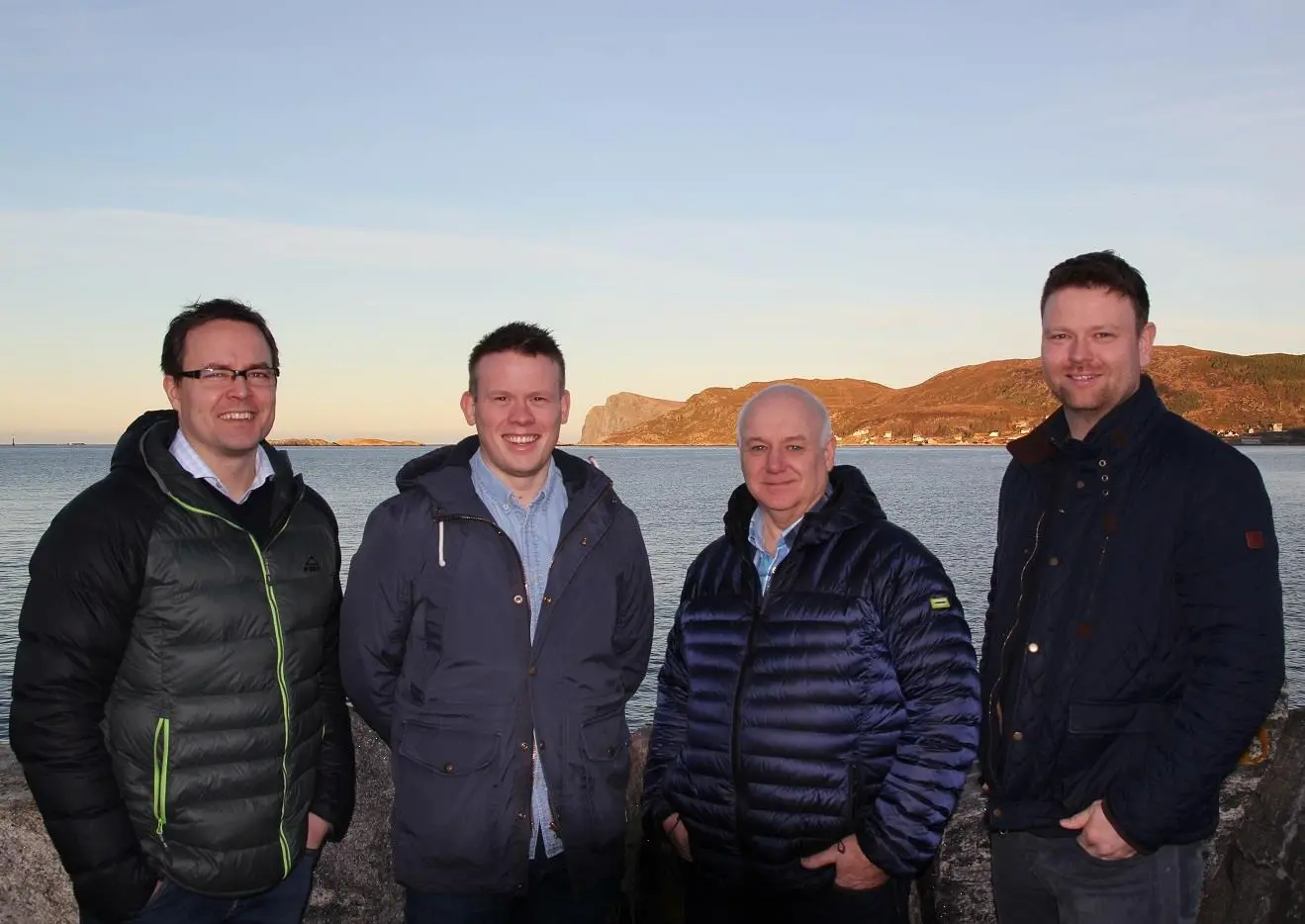 Left to right: Kristian Osnes, Kristian Steinsvik, Jorgen Kopperstad and Kjellbjørn Kopperstad of Havyard Group