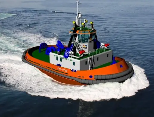 The vessel will be the first IMO Tier III-compliant Harbour Tug for operation in the Mediterranean area (credit: Cintranaval)