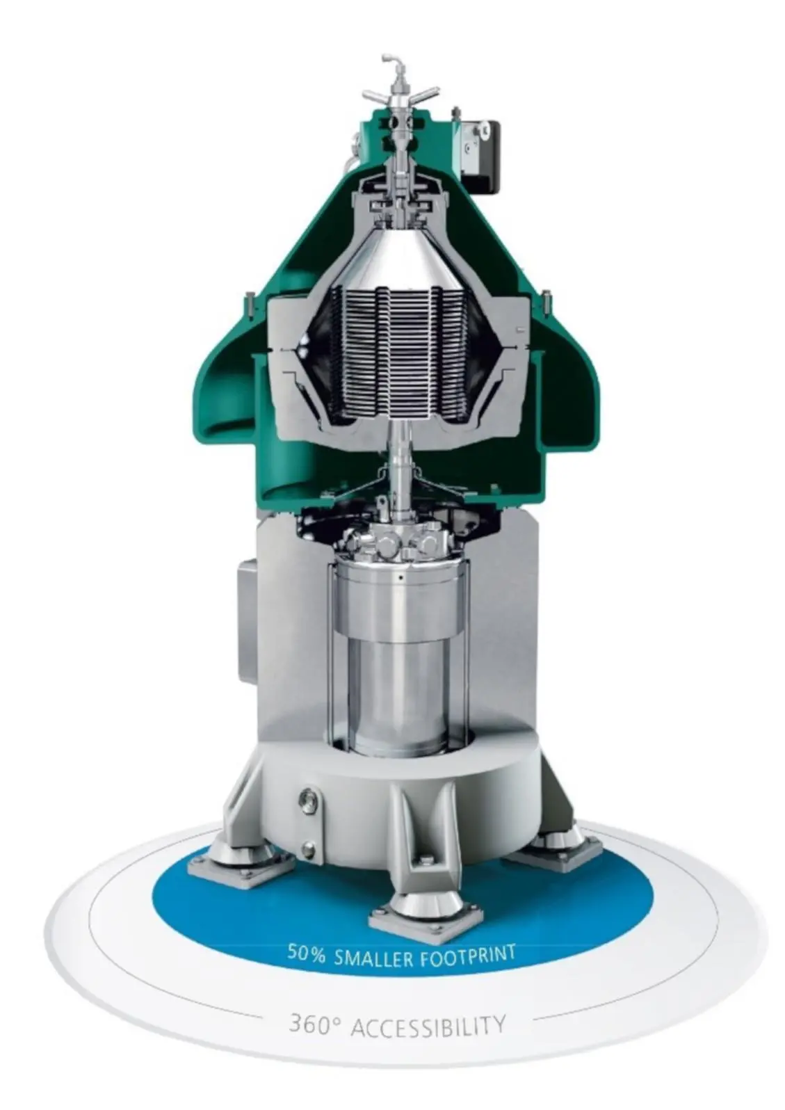 A cross section of the new GEA marine separator (Credit: GEA).