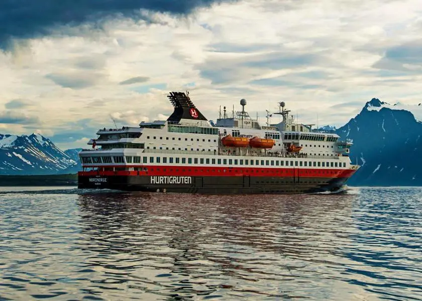 Hurtigruten's Nordnorge will be fitted with a biogas-ready fuel-gas supply systems (FGSS) (image courtesy of Hurtigruten)