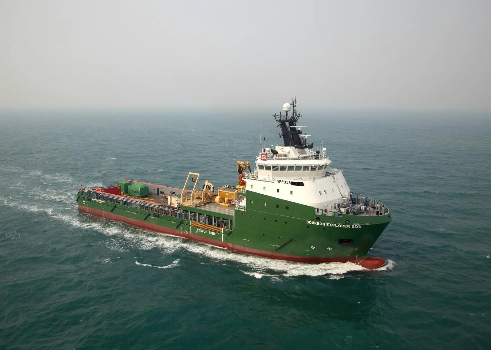BV completed a remote inspection and audit survey on ‘Bourbon 508’, an OSV stationed off Angola