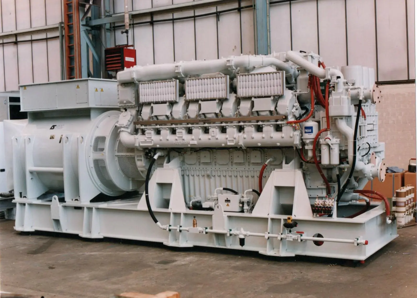 18-cylinder VP185 auxiliary genset used in a cruise ship (credit: MAN Energy Solutions)