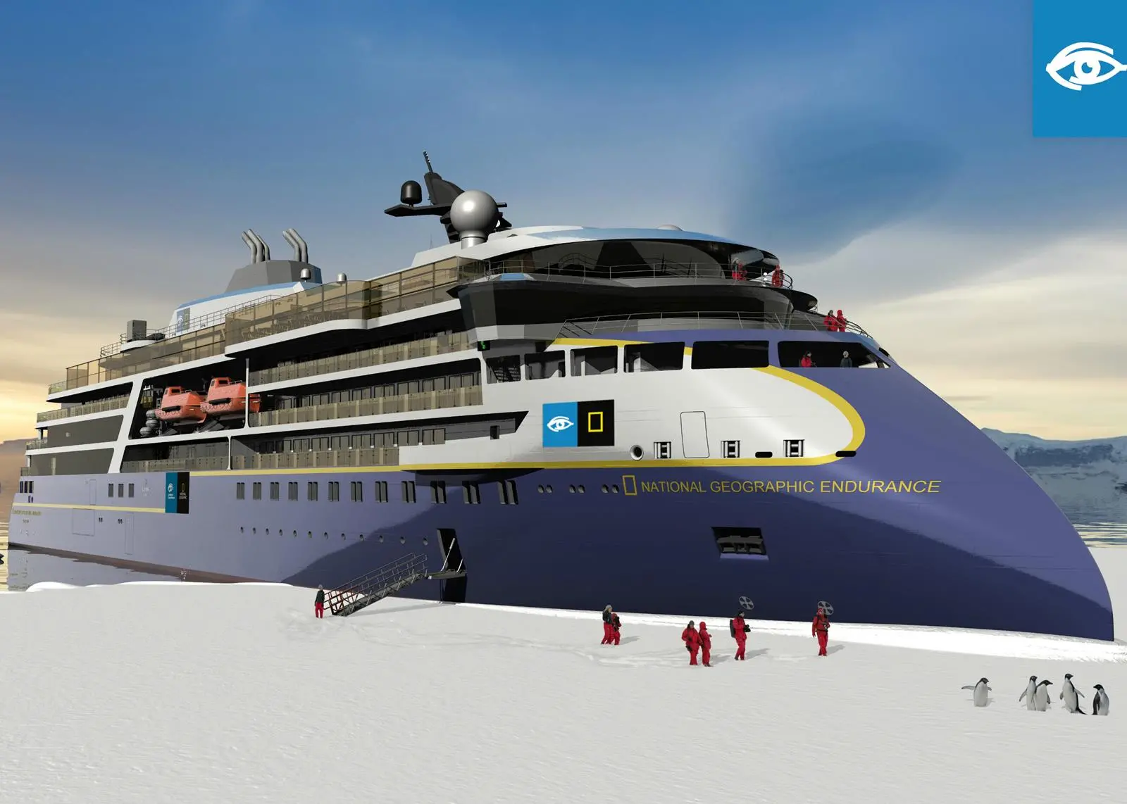 Lindblad's 'National Geographic Endurance' Photo: ABB
