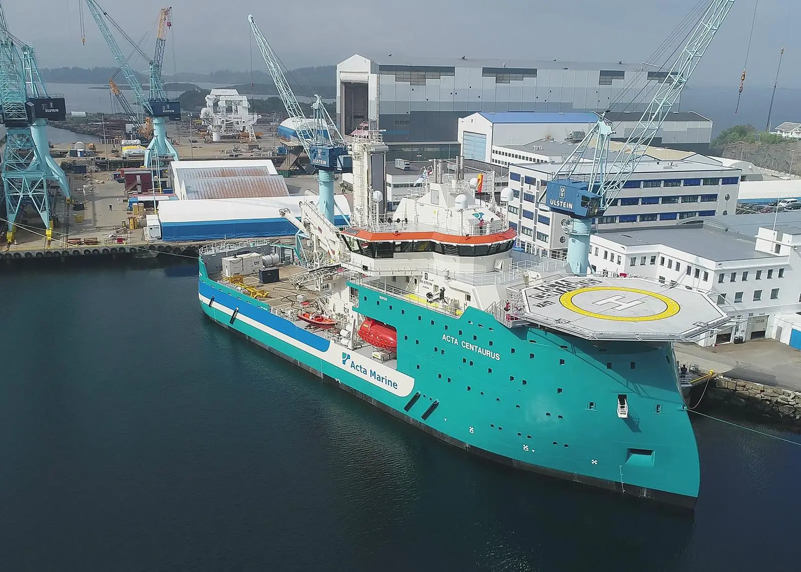The 'Acta Centaurus' is Ulstein Verft's second service operation vessel for Acta Marine. (Credit: Ulstein Verft)