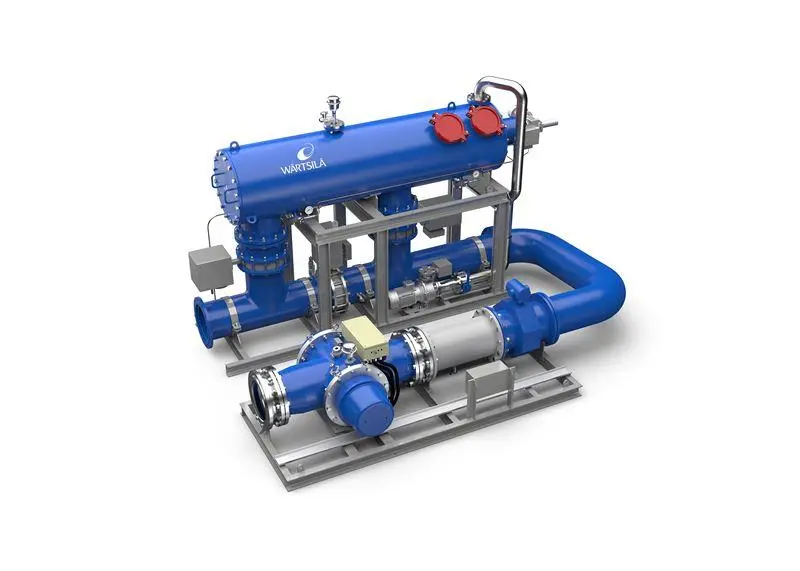 The Wärtsilä Aquarius UV Ballast Water Management System. (Credit: Wärtsilä)