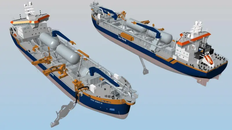 ABB is to deliver a system package for two new Van Oord dredgers being built by Keppel Offshore Marine.