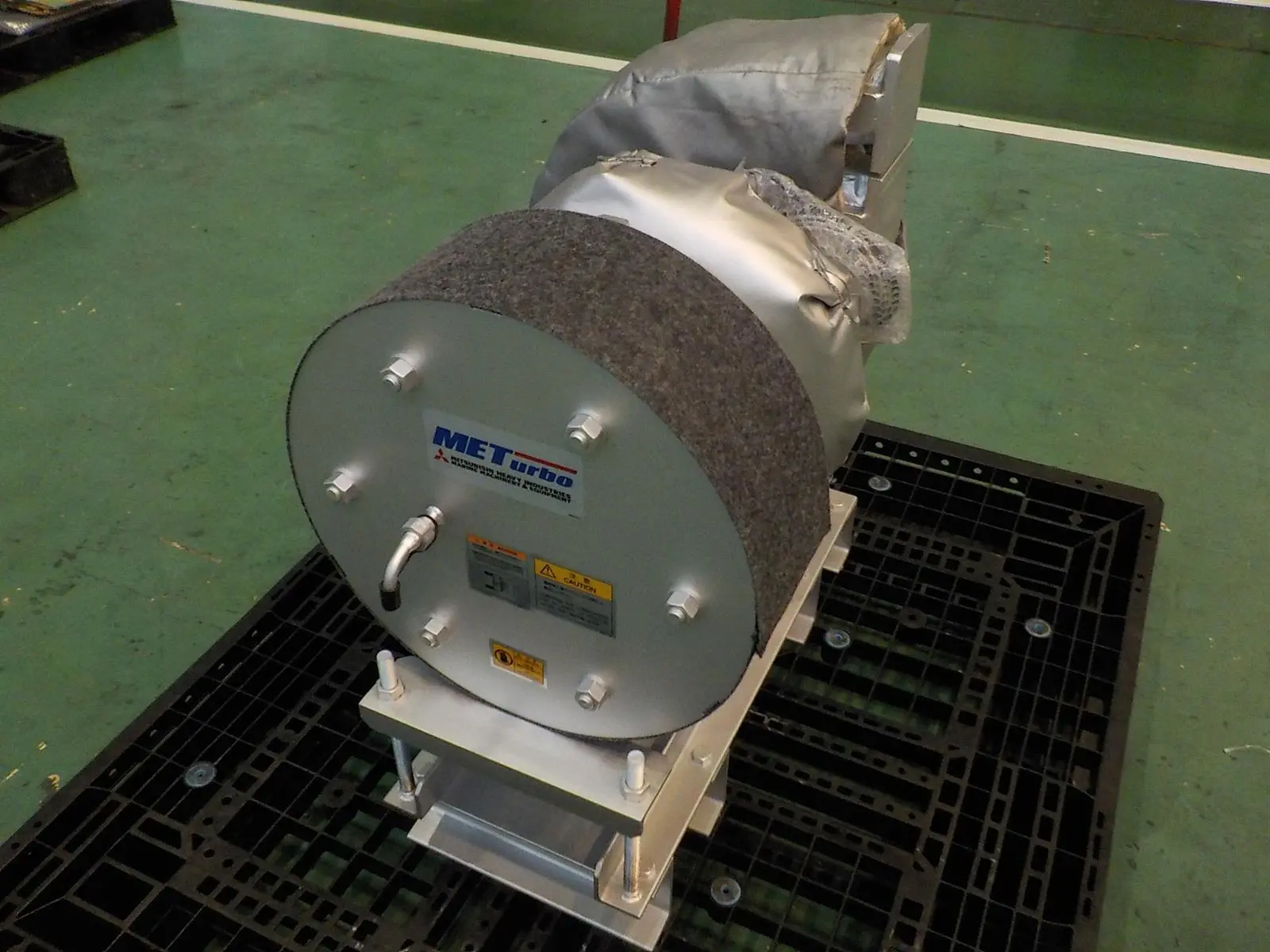 The frame size of MET-ER series turbochargers, such as the MET-16ER pictured, has been optimised.