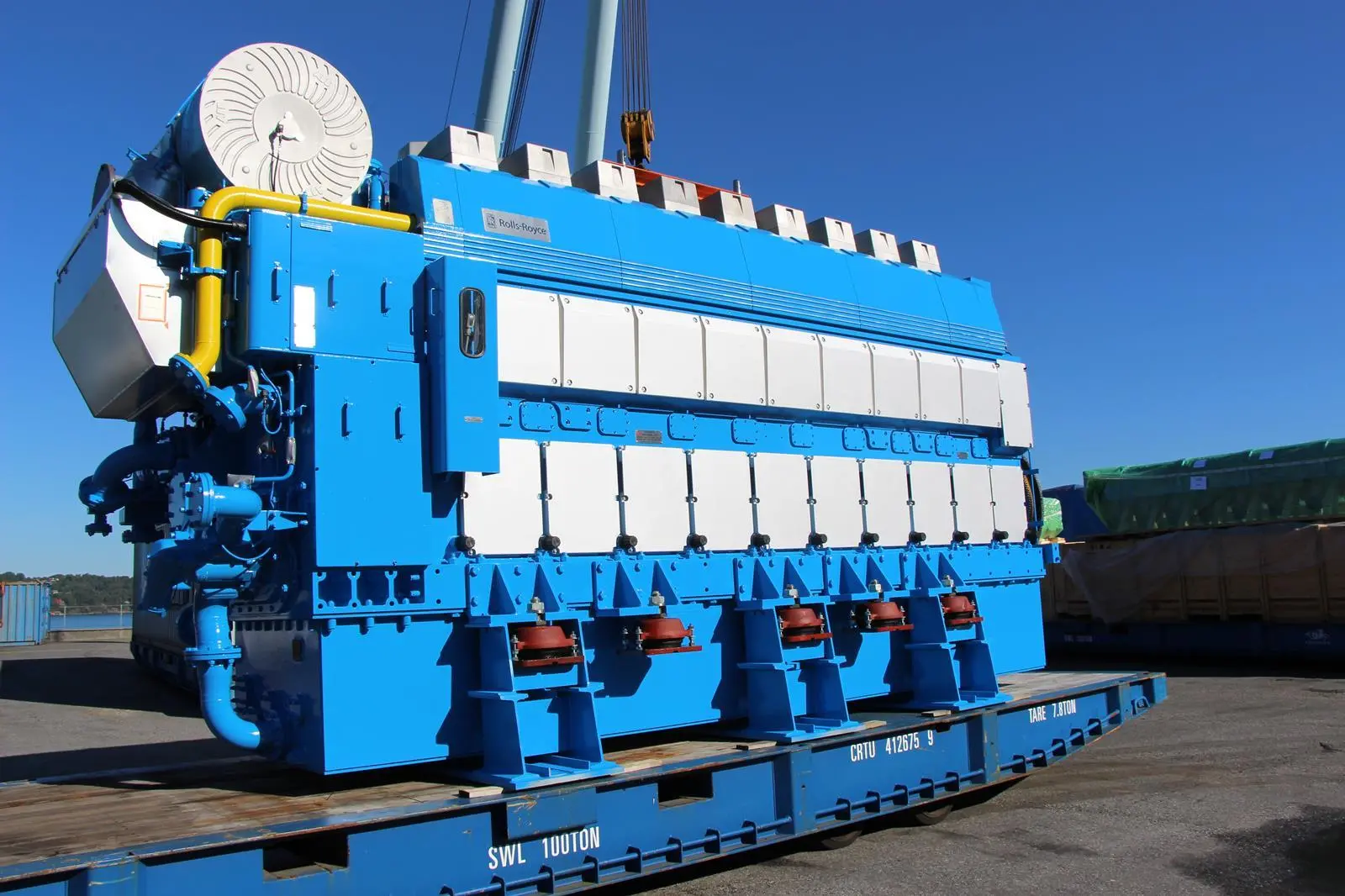 Bergen Engines' first B36:45 inline engine.