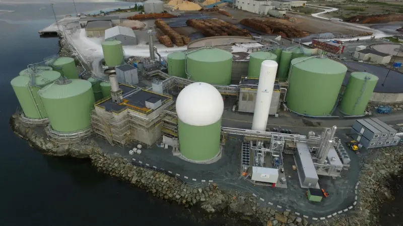 Wärtsilä Biogas Solutions combines biogas upgrading with liquefaction to offer a full service for advanced biofuel production Photo: Biokraft