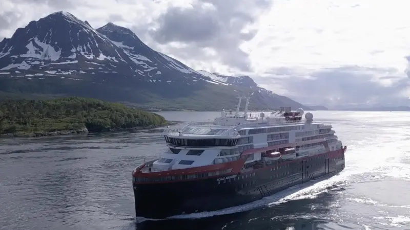 The Roald Amundsen is optimised for expedition cruising in environmentally sensitive regions.