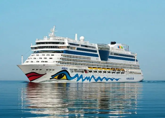 An AIDA cruise ship. The company is installing battery storage systems on board its fleet Photo: AIDA Cruises