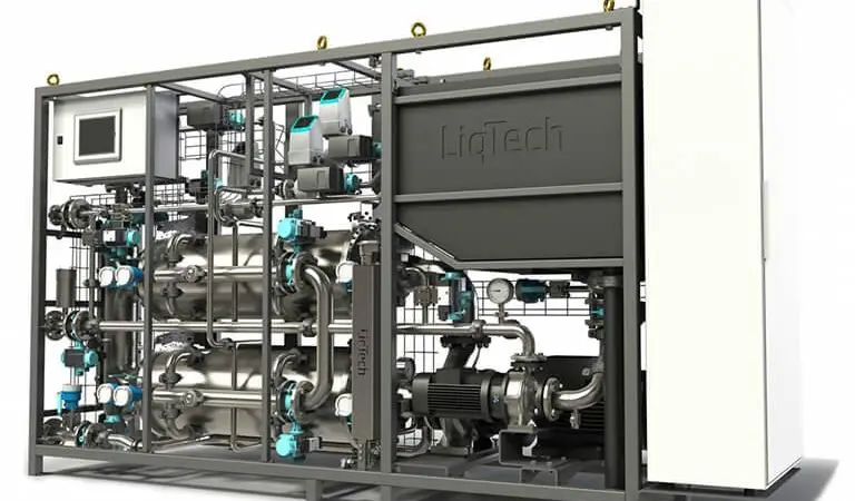 LiqTech marine scrubber waste system Photo: LiqTech