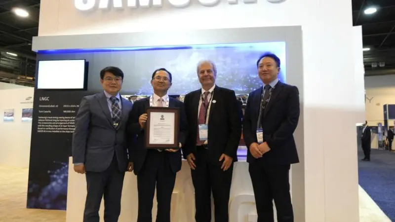 SHI receives AiP from Bureau Veritas at Gastech 2019 Photo: Bureau Veritas
