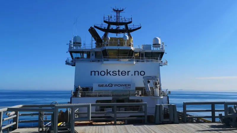 The ‘Stril Barents’ has been fitted with a Vard Electro SeaQ ESS and shore connection Photo: VARD