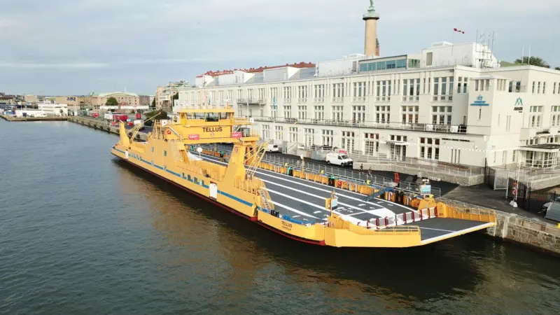 The electric-hybrid ‘Telllus’ is powered by Volvo Penta gensets Photo: Volvo Penta