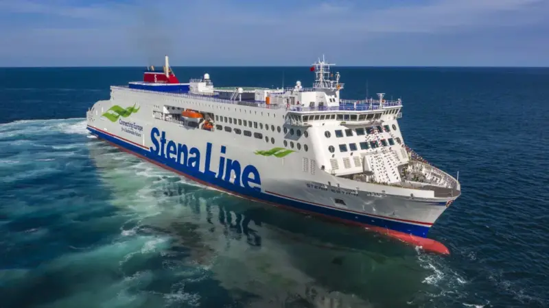 Stena Estrid will debut the E-Flexer generation in the intensely competitive short-sea traffic (photo courtesy of Stena Line).