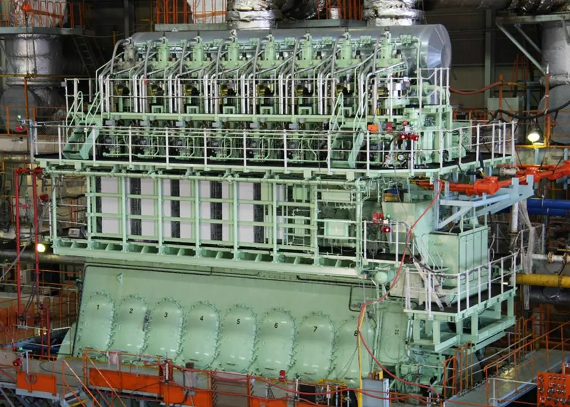 Mitsui E&S is the leading two-stroke engine manufacturer in Japan, with a market share of over 50% of diesel engines. (Courtesy of Mitsui E&S)