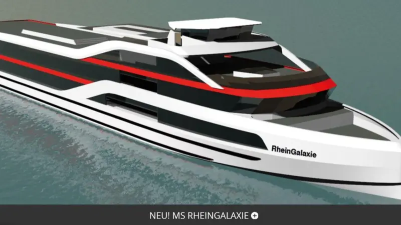 The MS RheinGalaxie is designed to host parties, events, concerts, cruises and meetings for up to 1,000 passengers and is due for delivery in May 2020.