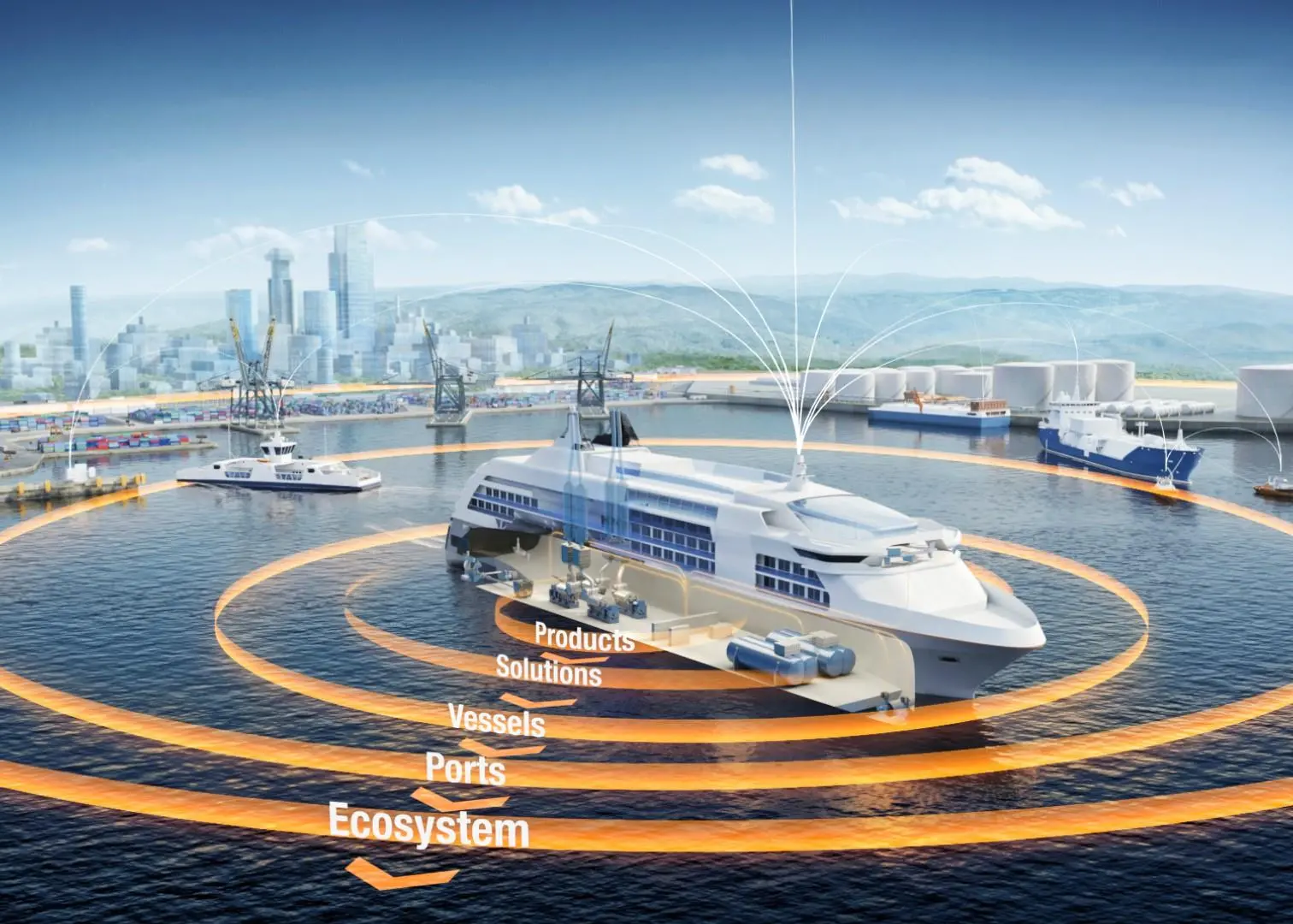 Wärtsilä is committed to integrating cyber security into all its products, systems and services Photo: Wärtsilä