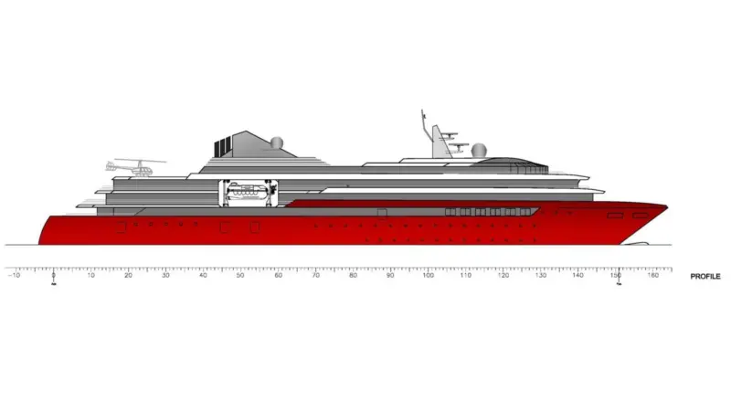 Mystic Cruises' Explore Class polar expedition vessels were designed by Knud E. Hansen. (Picture courtesy of Knud E. Hansen)