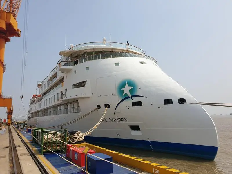 Greg Mortimer, designed to afford comfort, efficiency and safety in polar latitudes (credit: SunStone).