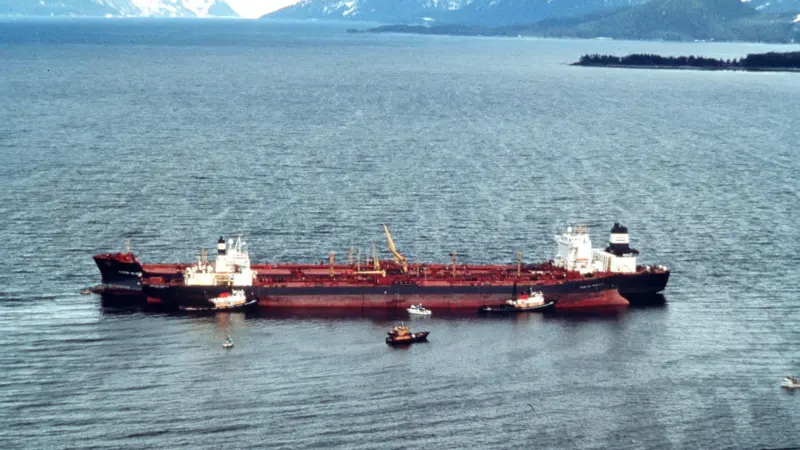 Exxon Valdez’ grounding in Prince William Sound, Alaska, in 1989, changed tanker design worldwide (source: US Coast Guard)