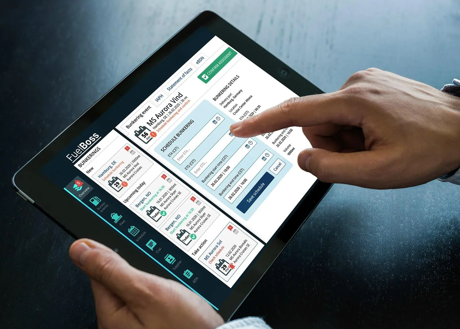 DNV GL's FuelBoss application Credit: DNV GL