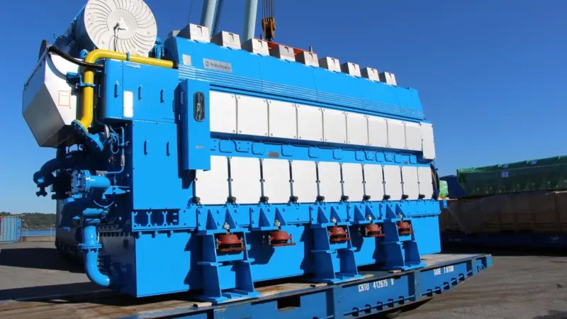 Bergen Engines' last major product development was the B36:45 gas engine in 2018 (pictured).