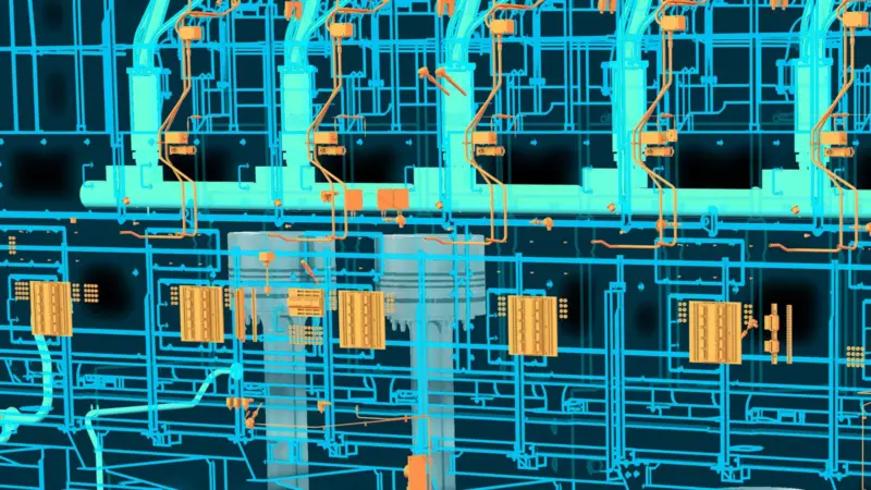 WinGD is launching a simulation platform, which will allow customers to visualise the potential impact of integrating a battery, PTO/PTI, and other related systems aboard a specific vessel. (Image courtesy of WinGD)