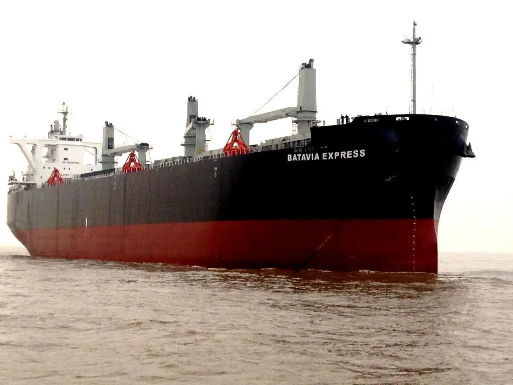In recent years, Chinese yards have produced alternative designs of geared and gearless, high-volume bulkers, such as Nova Carriers' Batavia Express (pictured).