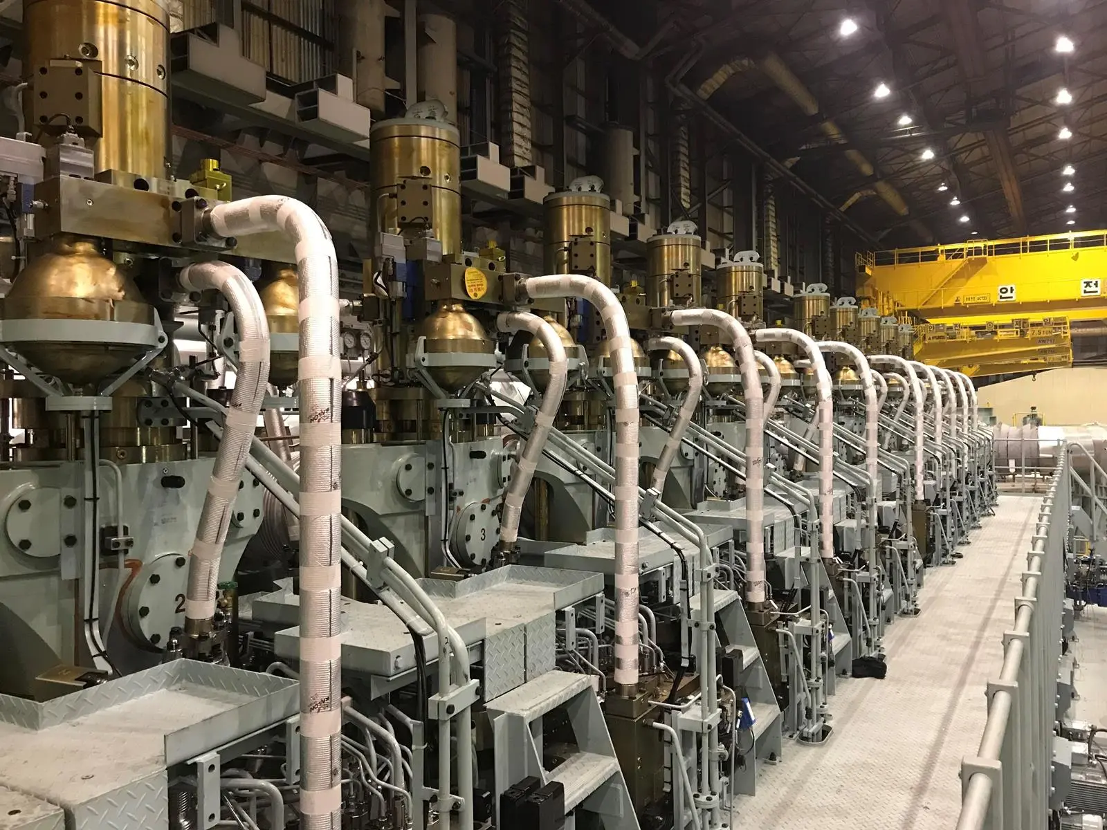 MAN 11G90ME-GI engine for Eastern Pacific Shipping during shop tests at Ulsan. (Photo credit: MAN ES).