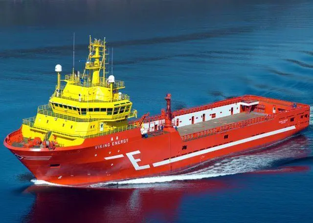 Wärtsilä is supplying a power technology and ammonia storage and distribution system for the conversion of Eidesvik’s offshore supply vessel 'Viking Energy' (pictured) to operate on a 2MW direct ammonia solid oxide fuel cell (SOFC).