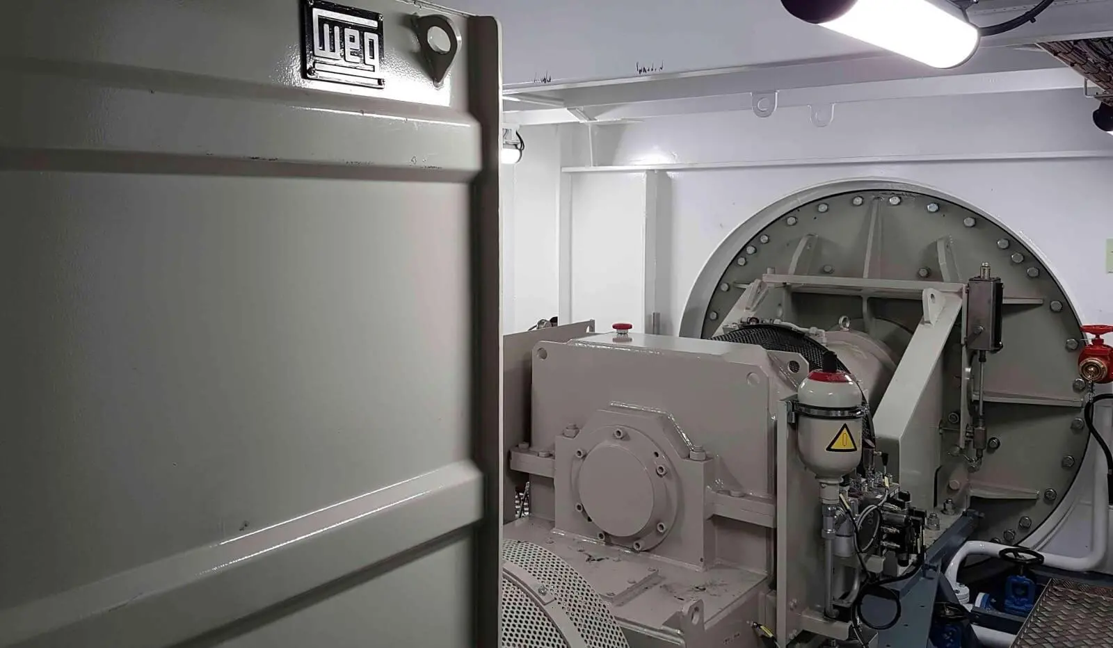 The dredge pump in Damen's new ECSD 650 design is powered by a 1,825 kW WEG electric motor.