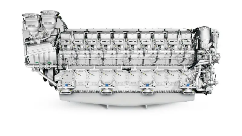 Rolls-Royce MTU 20V 8000 M71 Photo: Rolls-Royce