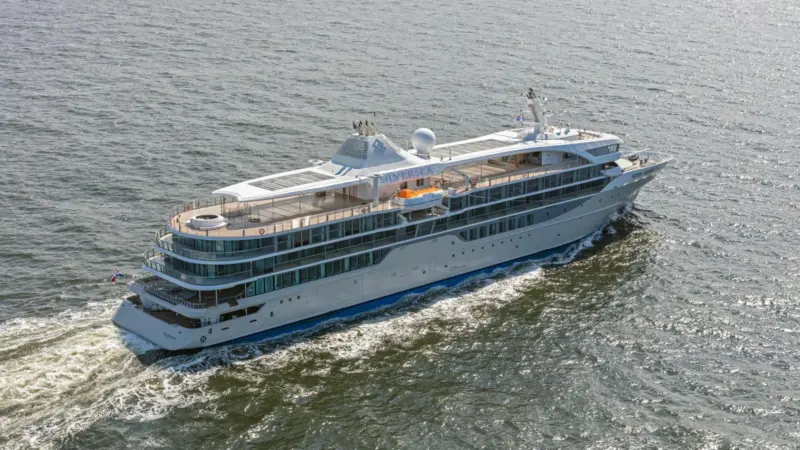 Dutch-built for the ‘high-end’ expedition cruise market, Silver Origin (credit: Silversea Cruises).