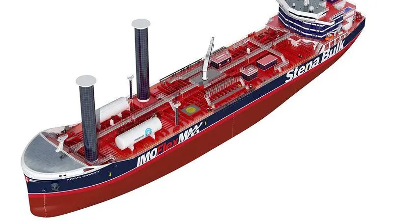 Stena Bulk's new IMOFlexMAX product tanker design concept. (Image courtesy of Stena Bulk)