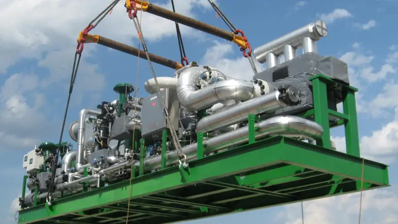 Echogen claims the use of its supercritical CO2 technology in combined cycle systems can boost gas turbine prime mover efficiency by over 50 percent. (Image courtesy of Echogen)