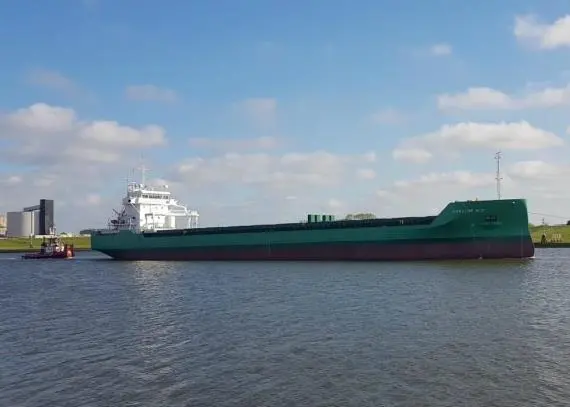 Dutch-built singledecker Arklow Ace, a new addition to a leading shortsea fleet. (credit: Arklow Shipping).