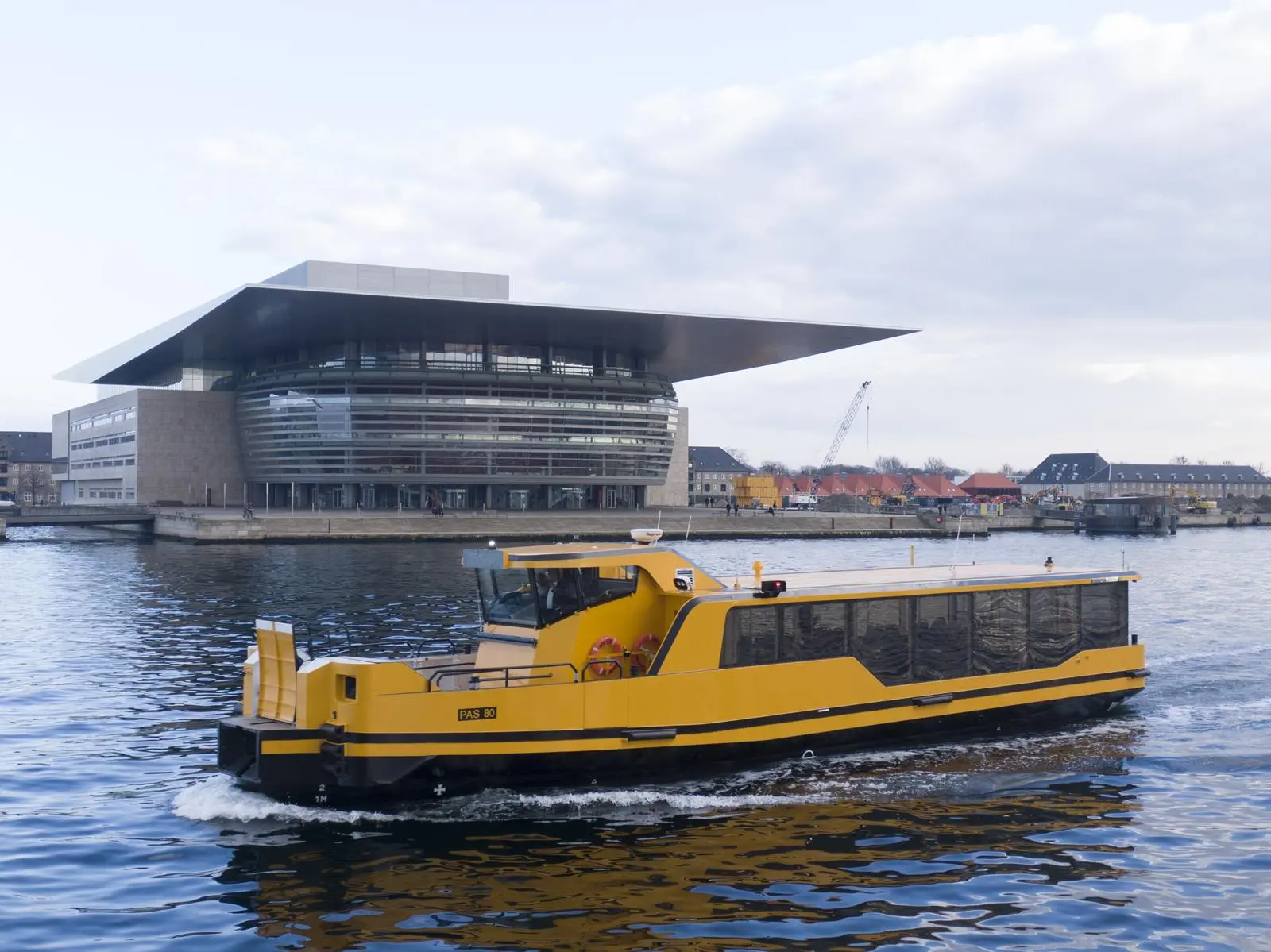 The delivery of five ferries from Damen Shipyard Kozle represent the first commercial reference for Echandia Marine’s full new battery system, based on Toshiba’s LTO battery technology. (Image courtesy of Damen Shipyards)
