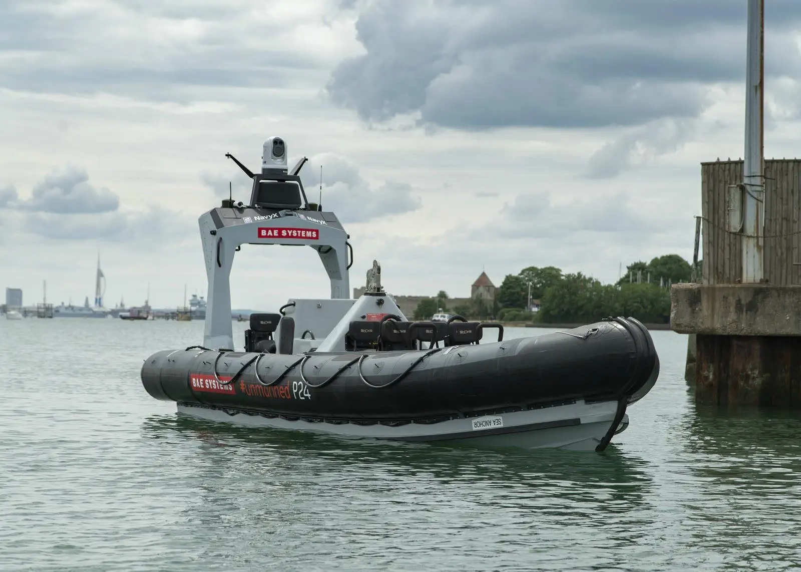 The P24 in Portsmouth Harbour Photo: BAE Systems