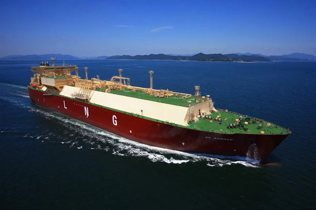 The SK Shipping owned and operated SK Audace (Image credit: SK Shipping Co. Ltd)