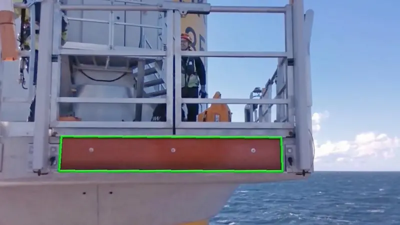 The detection of the docking area is video based. (Copyright: Bosch Rexroth AG)