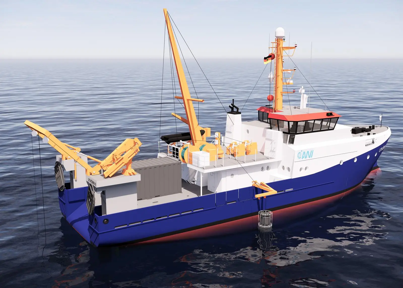 Germany’s first methanol-driven research ship could look like this and be under test in 2022.