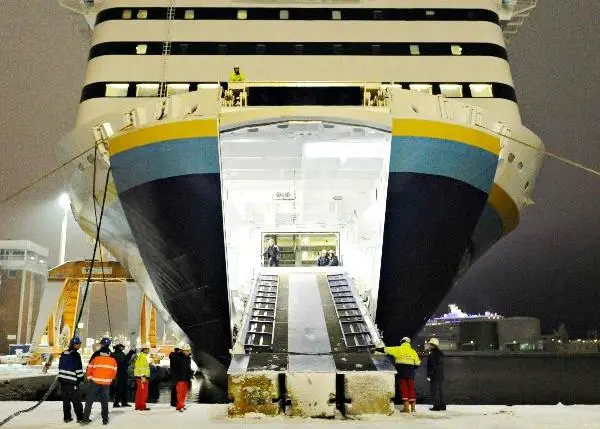 MacGregor has secured new orders to equip RoPax and Linkspans Photo: MacGregor