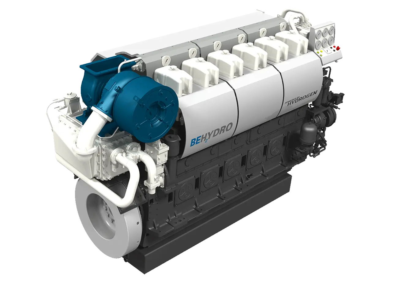 BeHydro's new hydrogen-capable, dual-fuel prime mover (credit: BeHydro)