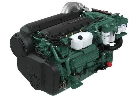 Danfoss Editron, Volvo Penta and GMV are collaborating to permit the Danfoss control system to optimise the use of the Volvo Penta D8 engine (credit: Volvo Penta)