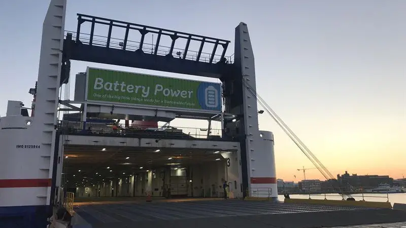 Installing a powerbank on the quay is the next step in the electrification of Stena's fleet (credit: Stena)