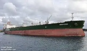 Viken Shipping's 112,000dwt Breiviken is a recent example of Samsung Heavy Industries' Aframax expertise. (credit: Marine Traffic.com/copyright Kjell Randa)